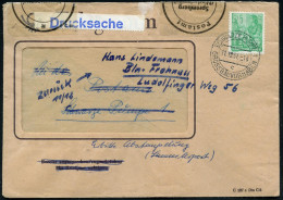 SCHWARZE PUMPE 1/ C/ GROSSBAUVORHABEN 1957 (11.12.) 2K-Steg = Hauspostamt, Großbaustelle Chemisches Kombinat "Schwarze P - Other & Unclassified