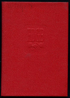 Templin 1978 Mitgliedsbuch FDGB Mit Deckelprägung Des Logos (Pappe) Mit Zahlreichen Beitragsmarken 10 Pf. (FDGB-Logo) (4 - Other & Unclassified