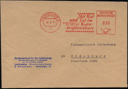 3 HANNOVER 6/ Mit Rat/ U.Tat Im/ Kata-/ Strophenschutz/ Bundesverband Für/ Den Selbstschutz 1971 (16.8.) Seltener AFS Po - Other & Unclassified