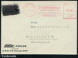 BERLIN W 8/ Nacht-Express/ DIE ILLUSTRIERTE BERLINER/ ABENDZEITUNG 1951 (2.5.) AFS Francotyp = Ost-Berliner Zeitung + In - Other & Unclassified