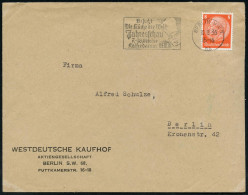 BERLIN NW7/ Mb/ Besucht/ Die Küche Der Welt/ 7.-18.Oktober.. 1936 (10.10.) MWSt = Brandenbg. Tor (u. Koch) Klar Gest. Fi - Monuments