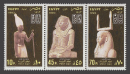 Egypt - 1993 - ( Post Day - Sesostris, Amenemhet III & Hur I ) - MNH (**) - Archéologie