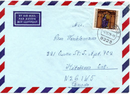 69764 - Bund - 1979 - 110Pfg Hildegard V Bingen EF A LpBf TROSTBERG -> Kitchener, ON (Canada) - Covers & Documents