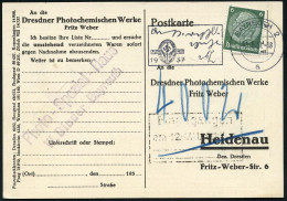 BAYREUTH 2/ A/ Kurzschrift-/ Maschinenschreib-/ Meisterschaften.. 1937 (11.5.) MWSt In Steno (u. NS-Steno-Logo) Klar Ges - Autres