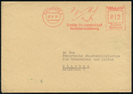 BAYREUTH 1/ Deutsche Stenografenschaft/ Reichsbundesführung 1939 (1.6.) Seltener AFS Francotyp, Teils In  S T E N O , Fe - Andere