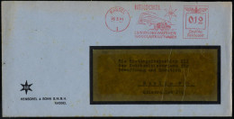 KASSEL/ 1/ HENSCHEL/ 25000 LOKOMOTIVEN/ 16000 LASTKRAFTWAGEN 1941 (26.3.) Seltener Jubil.-AFS Francotyp = Stromlinien-Da - Trains