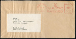(1) BERLIN-WAIDMANNSLUST/ VOLTA-WERKE/ ..TRANSFORMATOREN 1953/60 2 Verschied. AFS Francotyp = Je Monogr.-Logo "VW" , Je  - Electricity