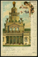 MUENCHEN/ Maschinen-Ausstellung 1898 (6.10.) SSt = II. Kraft- U. Arbeitsmaschinen-Ausstellung Auf PP 5 Pf. Wappen, Grün: - Andere & Zonder Classificatie