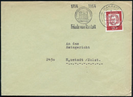 755 RASTATT/ T/ 1714 1964/ IANUS A MARTE MENSE../ Friede V.Rastatt 1964 (24.3.) MWSt (Triumphbogen Mit Latein. Inschrift - Andere & Zonder Classificatie