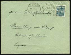 ÖSTERREICH 1935 (14.1.) MaWSt.: 3 WIEN 40/* 4f */SPENDET/FÜR DAS/DOLLFUSS-/DENKMAL/DER/V.F. (= V Aterländische Front), K - Other & Unclassified