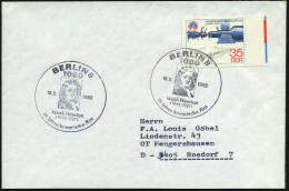 1080 BERLIN 8/ Isaak Newton/ (1642-1727).. 1982 (18.5.) Gesuchter SSt = Brustbild Newton , 2x Klar Auf Inl.-Bf. (Mi.2362 - Otros & Sin Clasificación