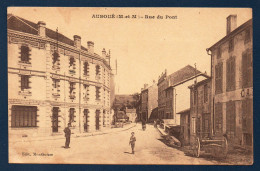 54. Auboué. Rue Du Pont. Commerce Devins Et Bières. Passants. - Homecourt