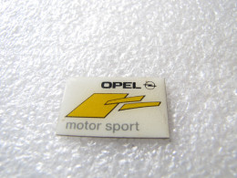 PIN'S      OPEL  MOTOR SPORT - Opel