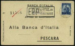 ITALIEN 1951 (6.1.) Seltener MWSt.: UDINE/FERROVIA/ E R P /L'ITALIA/RICOSTRUISCE (Text Links) Firmen-Kt. - EUROPA-VORLÄU - Autres & Non Classés