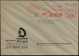 BIELEFELD 2/ Friedr.Dargel/ Sattel-u.Taschenfabrik 1942 (11.12.) Dekorativer AFS Francotyp = Fahrradsattel U. Werkzeug-S - Autres (Terre)