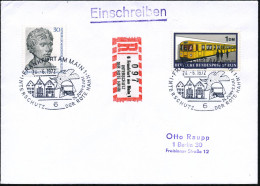 6 FRANKFURT AM MAIN 1/ INTERSCHUTZ DER ROTE HAHN 1972 (Juni) SSt Auf 6er-Streifen 5 Pf. Unfall Zündholz Etc. + Sonder-RZ - Bombero