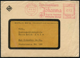 BERLIN SW/ 19/ Das Mädchen/ Johanna/ UfA/ Angela Salloker/ Gründgens-George 1935 (11.7.) Seltener AFS Francotyp (UfA-Log - Cinema