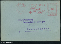 BERLIN SW 68/ MARIKA RÖKK/ Hab/ Mich/ Lieb!/ UfA 1943 (19.1.) Seltener AFS Francotyp, Regie: Harald Braun, Tanz- U. Musi - Kino