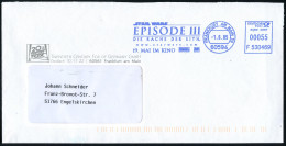 60594 FRANKFURT AM MAIN 70/ STAR WARS/ EPISODE III/ DIE RACHE/ DER SITH.. 2005 (1.6.) Blauer AFS Auf Firmen-Bf.: 20th CE - Kino