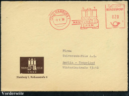 (24a) HAMBURG 1/ HAMBURG/ FILM 1959 (1.4.) AFS Postalia = Filmband Um Hambg. Wappen , Motivgl. Firmen-Vorderseite (Dü.E- - Film