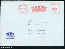 (24a) HAMBURG 13/ EUROPA/ FILMVERLEIH GMBH 1960 (15.11.) AFS Francotyp (Firmen-Schriftzug) Motivgl. Firmen-Vorderseite N - Cinema