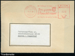 MÜNCHEN 15/ ..UNION/ FILM/ Das Grosse/ Wunschkonzert.. 1961 (13.1.) Seltener AFS Postalia Auf Firmen-Vorderseite (Dü.E-2 - Cinema