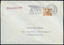 (1) BERLIN SW 11/ Ai/ INTERNAT./ FILMFESTSPIELE/ ..6.-17.6. 1951 MWSt Mit UB "ai" (Freiheitsglocke) Klar Gest. Bedarfs-B - Kino