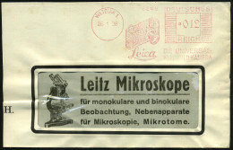 WETZLAR 1/ Leica/ DIE UNIVERSAL-/ KLEINBILD-KAMERA 1938 (12.1.) AFS Francotyp= Leica-Fotoapparat Auf (links Verkürztem)  - Fotografía