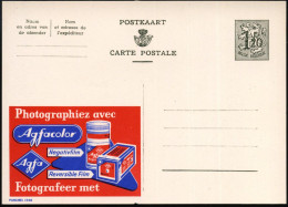 BELGIEN 1954 1,20 F. Reklame-P. Wappenlöwe ,oliv: Agfacolor/Negativfilm/Reversible Film.. (2 Film-Packs) Fläm. Titel Obe - Fotografía