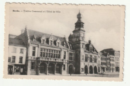 Binche Theatre Communal Et L' Hotel De Ville Htje - Binche