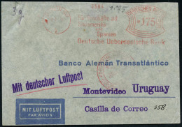 BERLIN NW/ 7/ Für Geschäfte Mit/ Südamerika../ Deutsche Ueberseeische Bank ^1935 (9.3.) AFS Francotyp 175 Pf. + Roter Ka - Autres (Air)