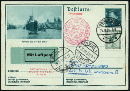 BERLIN-/ ZENTRALFLUGHAFEN/ ZWEIGLUFTPOSTAMT/ MLB 1931 (25.8.) Roter 1K-Steg + Schw. 1K-Steg: BERLIN-/a/ ZENTRALFLUGHAFEN - Autres (Air)