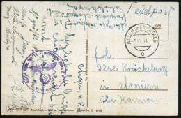 AIGEN Im ENNSTAL/ C 1941 (5.VII.) Aptierter 1K = Ehem., österr. Stempel + Viol. 1K-HdN: Schw./ Fl.(ieger) Ausb.(bildungs - Aviones