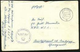 JLLESHEIM/ Cb #bzw.# JLLESHEIM/ A 1941/43 Je 2K-Steg + Viol. 1K-HdN: Fliegerhorstkommandantur Jllesheim Bzw. Blauer 1K-H - Vliegtuigen