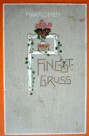 HERZLICHEN FINGST-GRUSS , USED 1906 - Pinksteren