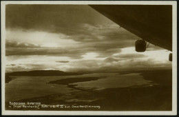 DEUTSCHES REICH /  U.S.A. 1924 (Sept.) 2 Orig. Monochrome Foto-Ak.: Probefahrt "ZR III" über Reichenau (= LZ 126) Später - Zeppeline