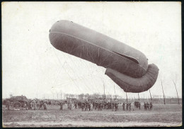 DEUTSCHES REICH 1916 (4.11.) 1K-Brücke: K. . Feldpostexped./ 4. Ersatz-Division + Viol. Ra.2: S. B. / BALLONZUG 2 + Hs.  - Airships