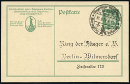 GERSFELD (Rhön) 1924 (31.8.) SSt.: Fliegerlager WASSERKUPPE/b. GERSFELD/(Rhön)/Rhön-Segelflug Wettbewerb  (Adler = Flieg - Aviones