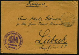 DEUTSCHES REICH 1916 (20.10.) Bayer. 2K-Gitter: FELD-POSTAMT/**/2. BAYER RES. KORPS (Nr.2598) + Viol. 2K-HdN: Kgl. Preus - Andere