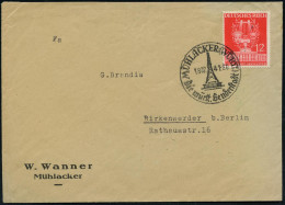 MÜHLACKER (WÜRTT)/ Die Württ.Senderstadt 1941 (18.12.) HWSt = Sendeturm Des Senders Mühlacker Auf Firmen-Bf.: W. Wanner  - Autres
