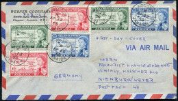JAMAICA 1958 (22.4.) Westind. Förderation, 2x Kompl.Sätze = Karibische Land- U. Seekarte , Klar Gest. Bedarfs-Übersee-Fl - Géographie