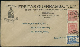 PORTUGAL 1935 15 C. "Heinrich Der Seefahrer" Paar + 5 C. Sauber Gest. Satzreine Frankatur, Sauber Gest. Ausl.-Firmen-Bf. - Geografía