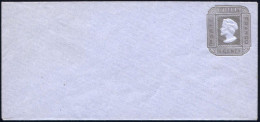 CHILE 1874 5 C. U Columbus-Büste Graubraun/bläulich (Format 140 X 65) Ungebr. (HG.U 11 A) - CHRISTOPH KOLUMBUS - CHRISTO - Christophe Colomb