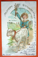 FROHLICHE OSTERN , USED 1906 - Pascua