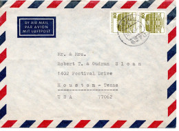 69774 - Bund - 1983 - 2@80Pfg B&S A LpBf IDSTEIN -> Houston, TX (USA) - Covers & Documents