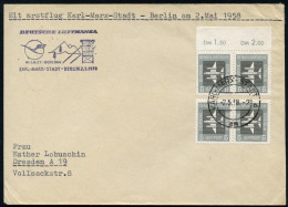 Karl-Marx-Stadt 1958 (2.5.) Amtl. Erstflug-HdN: DEUTSCHE LUFTHANSA/WISMUT-BERGBAU/KARL-MARX-STADT - BERLIN = Wismut-Grub - Other & Unclassified