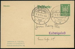 DÜSSELDORF/ 1/ ***/ 4.Gießereifachausstellung 1925 (11.9.) Seltener SSt 2x (1x Oben Undeutl., 1x Glasklar) Auf Inl.-Kart - Autres & Non Classés