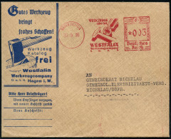 HAGEN (WESTF)1/ WERKZEUGE/ Aller Art/ WESTFALIA/ Werkzeugcompany 1936 (30.9.) AFS Francotyp = Hammer, Kneifzange (Kneifz - Other & Unclassified