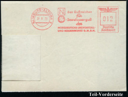 HAMBURG-ALTONA 1/ N Das Gußzeichen/ Für/ Seewasserguß/ Der/ NORDDEUTSCHEN LEICHTMETALL-/ U.KOLBENWERKE GMBH 1939 (31.8.) - Other & Unclassified