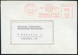 562 VELBERT 1/ 50 Jahre/ Tilmmanns & Maier/ Eisen-u.Tempergießerei 1964 (20.11.) AFS = Gußarbeiter (= Firmenlogo) Rs. Mo - Other & Unclassified